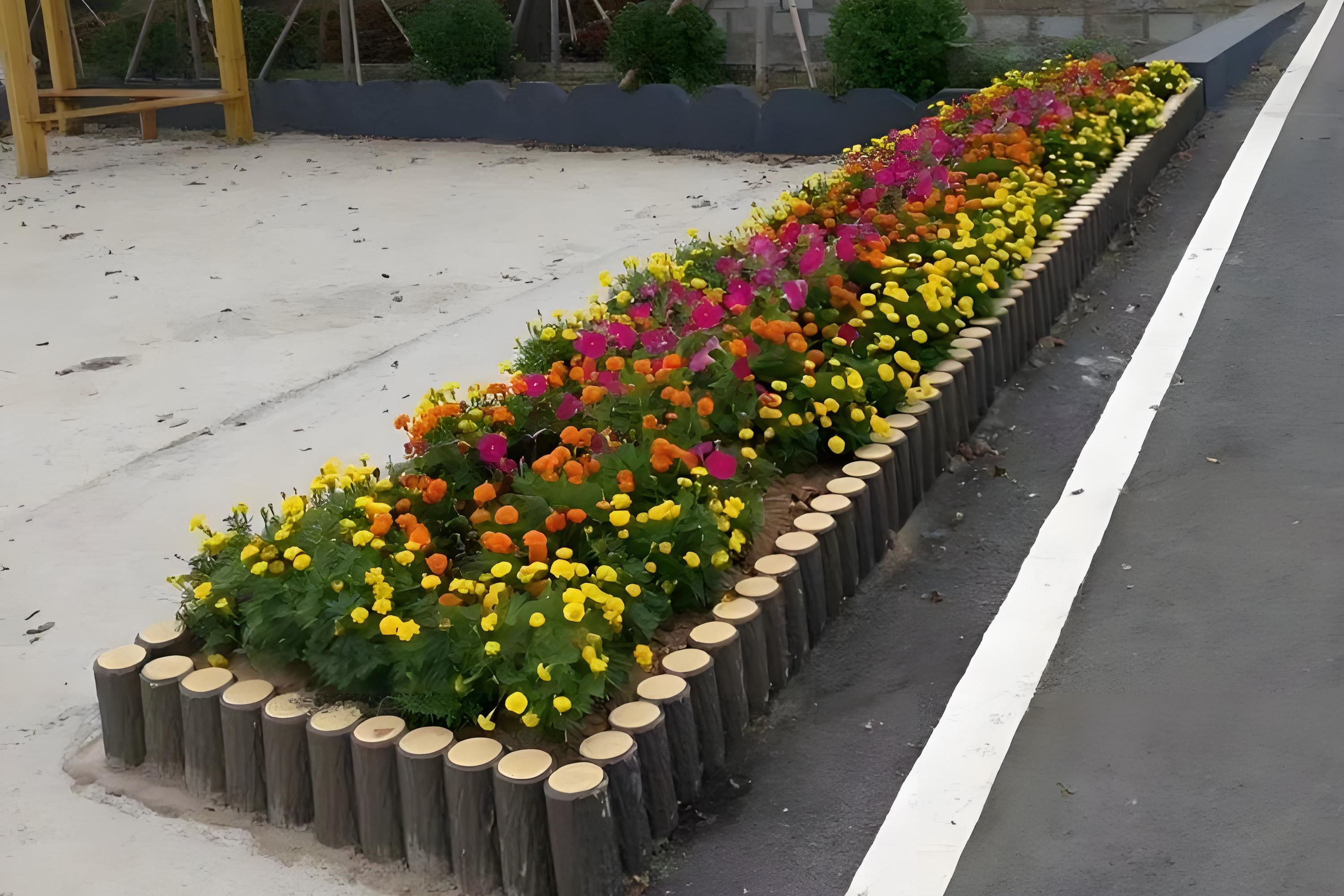 水泥仿木樁施工隊泓樺錦嘉 - 庭院打仿木樁選多大直徑合適？