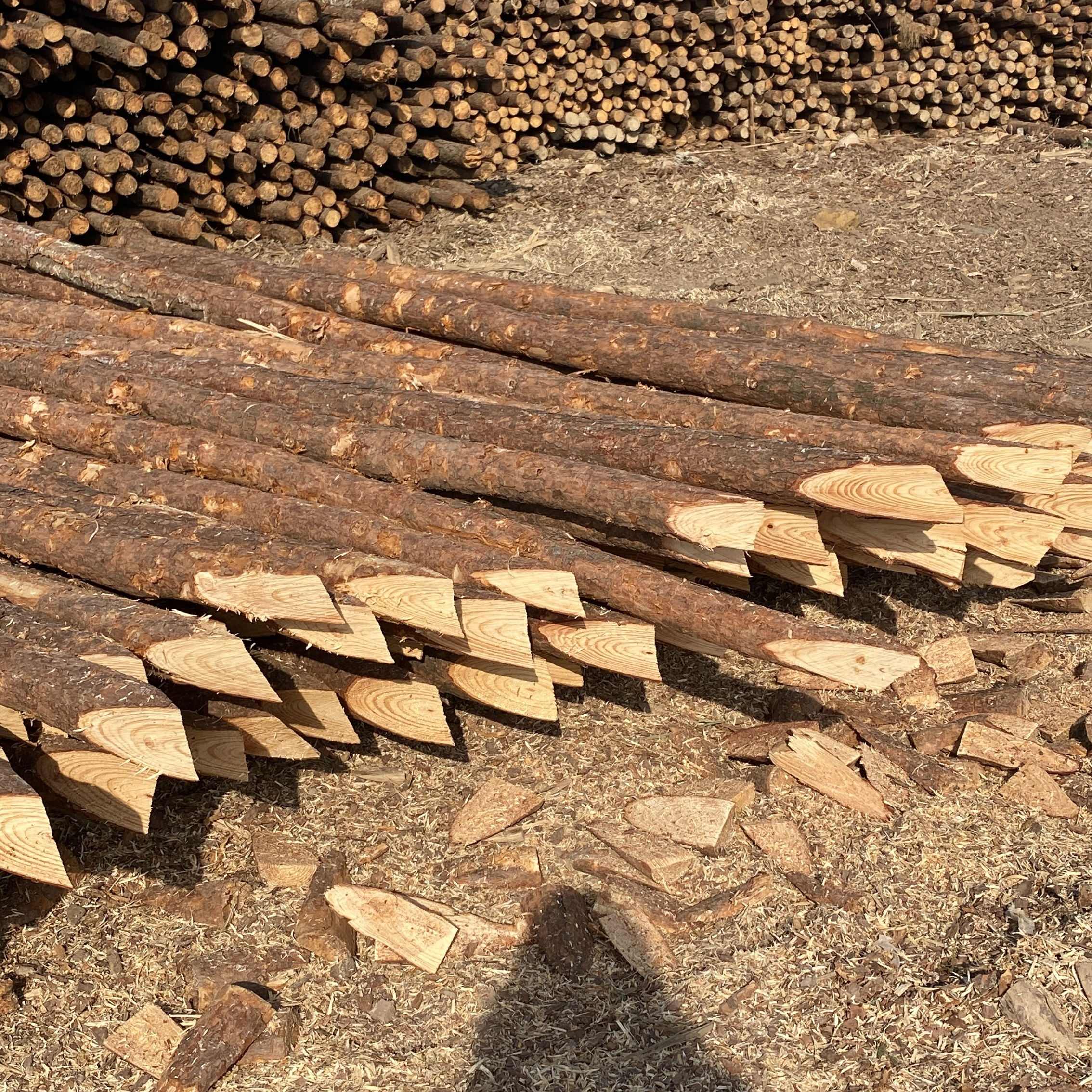 松木樁施工隊(duì)泓樺錦嘉-樁與樁之間的距離要求？